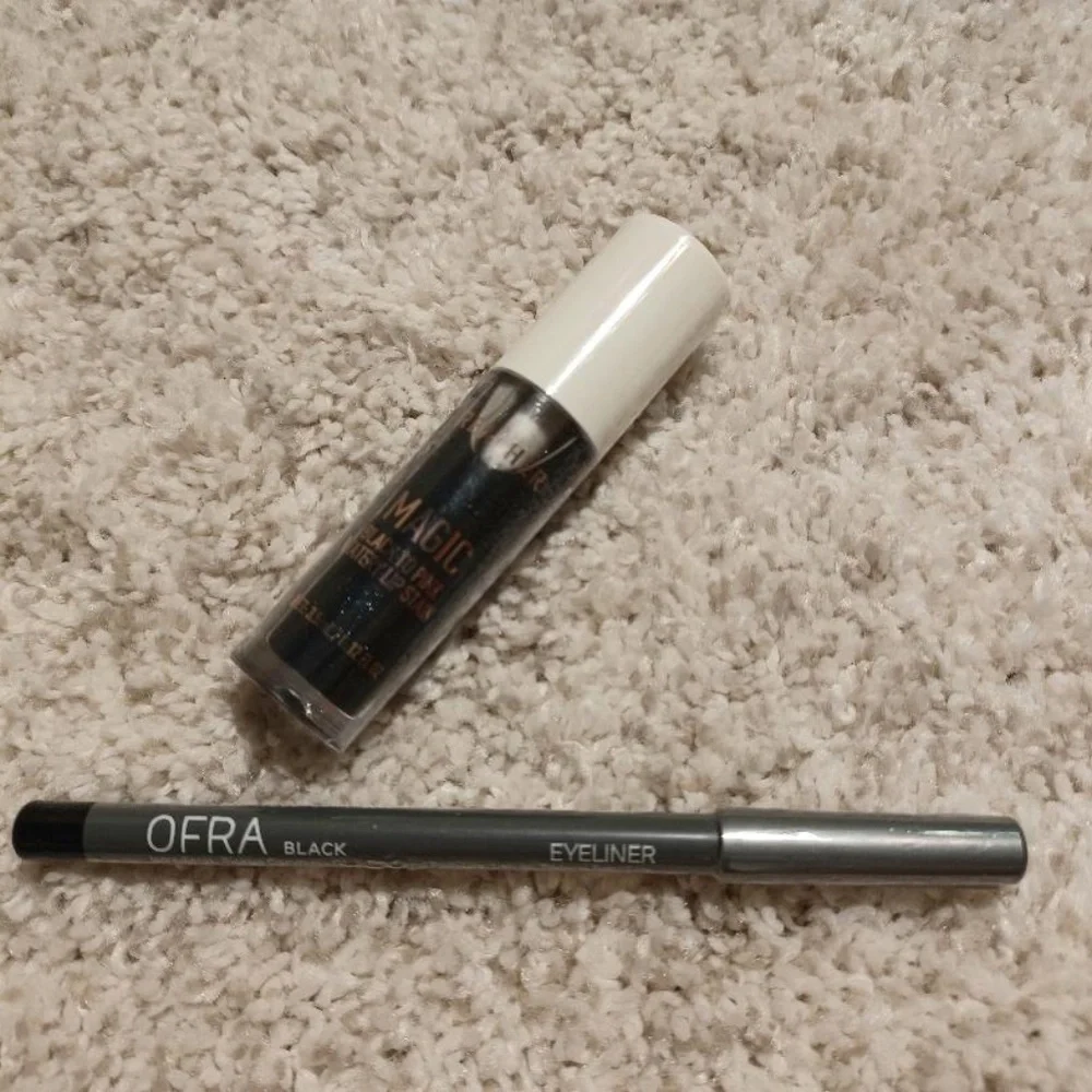 REALHER NEW Magic Black to Pink Lip Stain & NEW FREE OFRA Black Liner